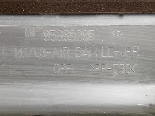 Convogliatore ARIA Radiatore ANT 95369295 Opel Mokka 2013