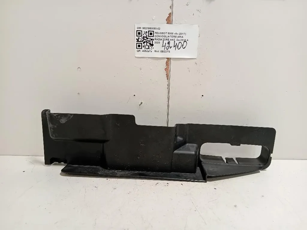 Convogliatore ARIA Radiatore ANT 9821950080-02 Peugeot 5008 II 2017