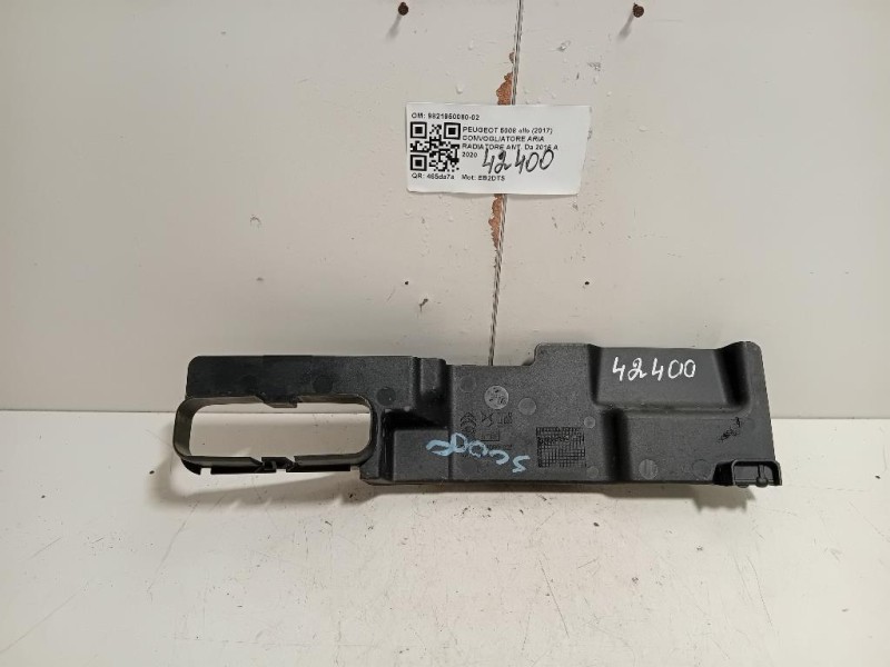 Convogliatore ARIA Radiatore ANT 9821950080-02 Peugeot 5008 II 2017