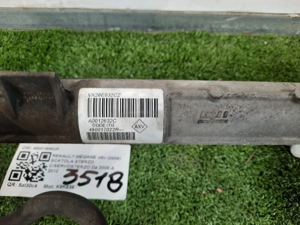 Scatola Sterzo Cservosterzo 490018982R Renault Mégane III 2009