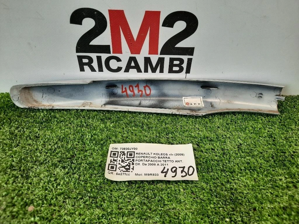 Coperchio Barra Portapacchi Tetto ANT DX 73830JY00 Renault Koleos I 2008