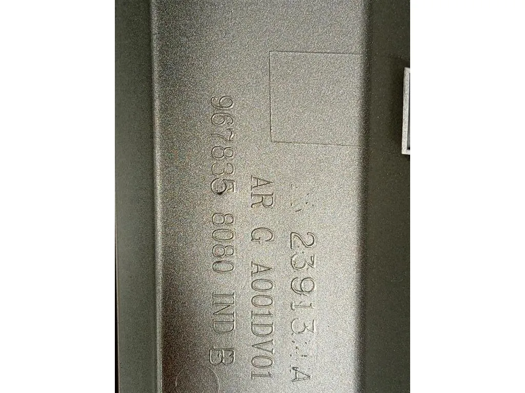 Coperchio Barra Portapacchi Tetto POST SX 9678358080 Peugeot 2008 I 2016