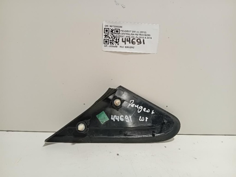 Coperchio BASE Retrovisore Esterno ANT DX 9673280280 Peugeot 208 I 2012