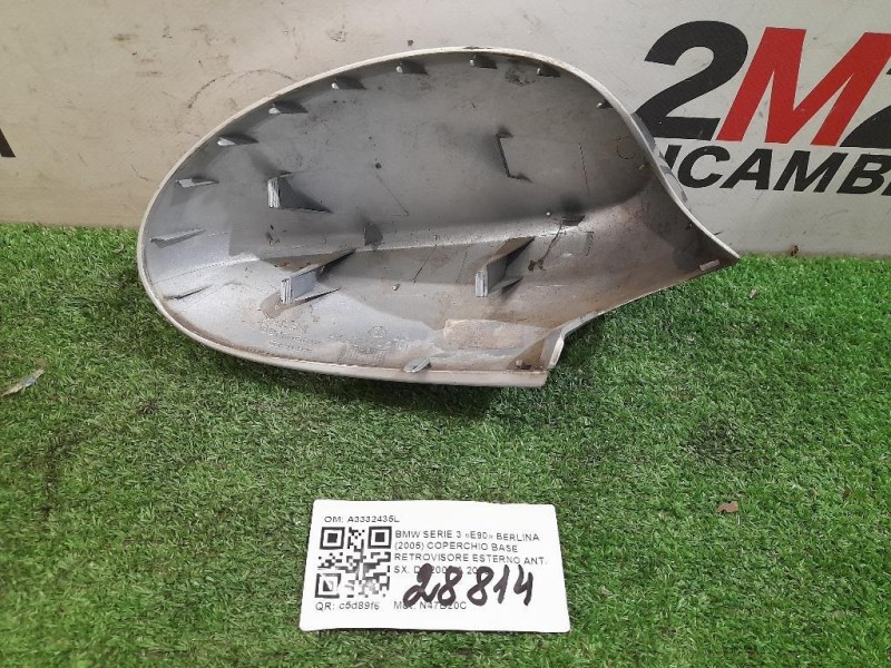 Coperchio BASE Retrovisore Esterno ANT SX A3332435L Bmw Serie 3 E90 Berlina 2005
