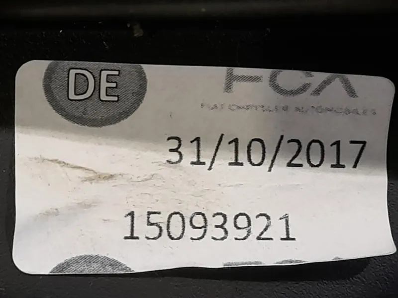 Coperchio BOX Portaoggetti 15093921 Citroen Jumper III 2014