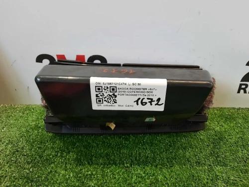 Coperchio BOX Portaoggetti 5J1857121C47H Skoda Roomster 5J7 2010