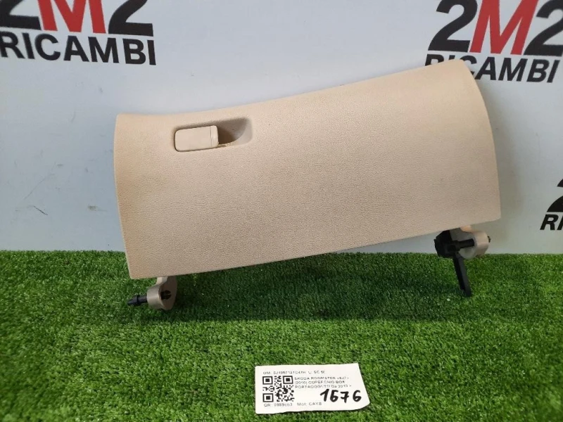 Coperchio BOX Portaoggetti 5J1857121C47H Skoda Roomster 5J7 2010