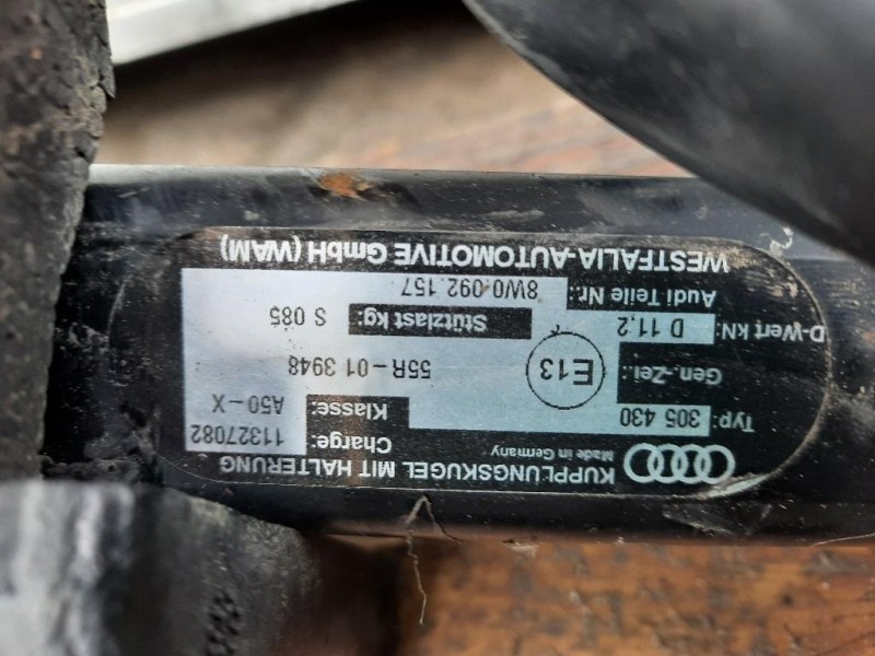 Coperchio Centrale Gancio Traino Paraurti POST 8W0092157 GANCIO TRAINO POSTERIORE COMPLETO Audi A4 8W5 Avant 2015