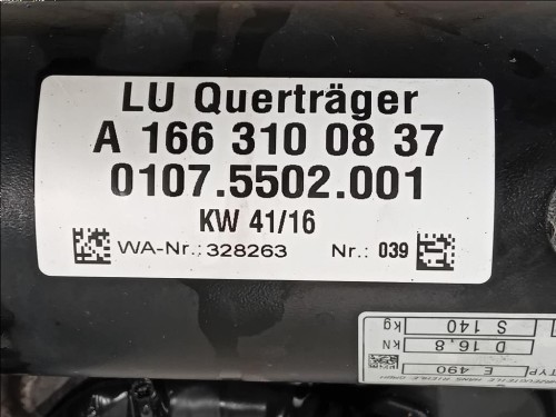 Coperchio Centrale Gancio Traino Paraurti POST A1663100837 Mercedes Classe GLE W166 2015