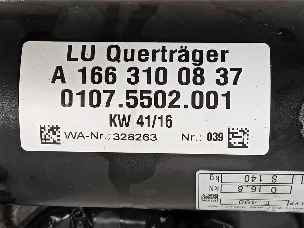 Coperchio Centrale Gancio Traino Paraurti POST A1663100837 Mercedes Classe GLE W166 2015