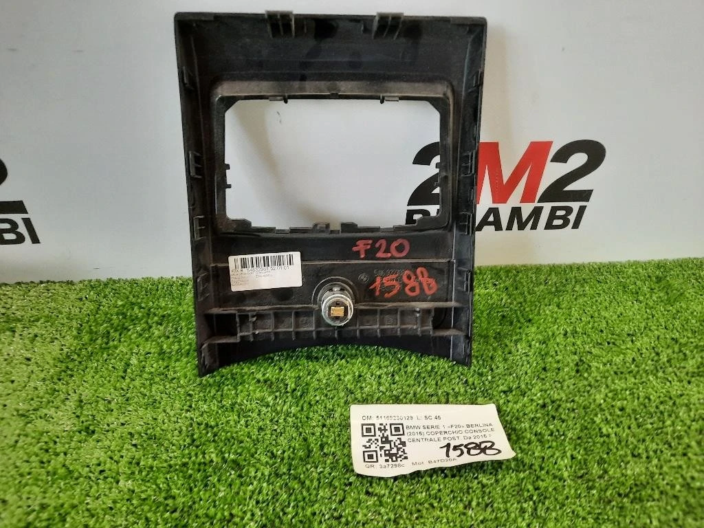 Coperchio Console Centrale POST 51169230129 Bmw Serie 1 F20 Berlina 2015