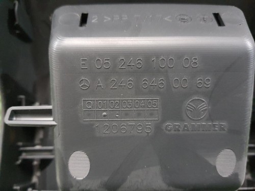 Coperchio Console Centrale POST A2466801450 Mercedes Classe B W246 2012