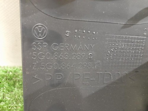 Coperchio Console Centrale POST 5G0864298F Volkswagen GOLF VII 2017