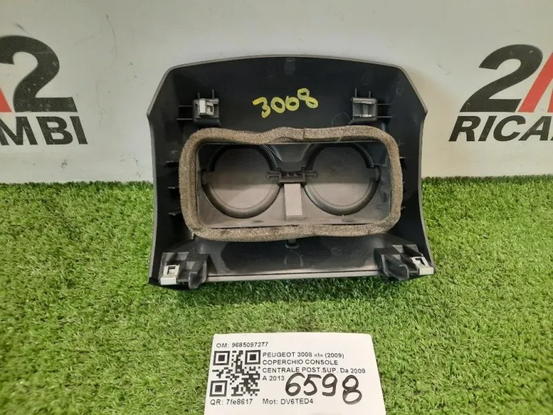 Coperchio Console Centrale Postsup 9685097277 Peugeot 3008 I 2009