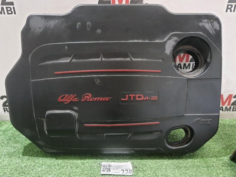 Coperchio Insonorizzante Motore 51859542 Alfa Romeo Giulietta 2010