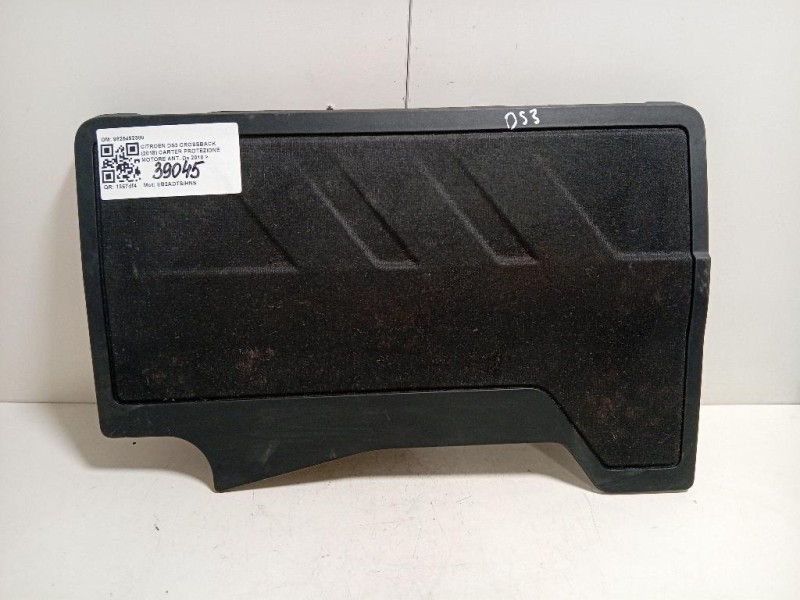 Coperchio Insonorizzante Motore 9825492380 Citroen DS3 Crossback 2018
