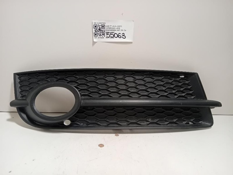 Coperchio LUCE Fendinebbia ANT DX 8J0807682 Audi TT 8J3 2007