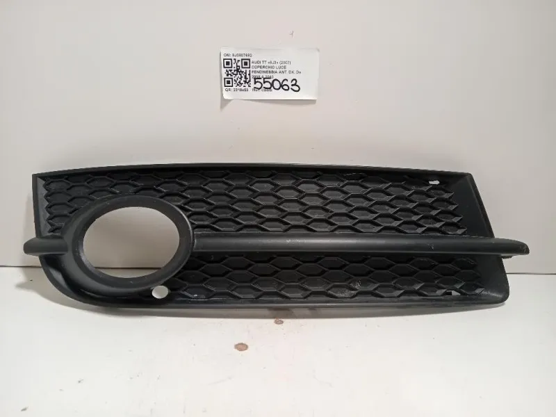 Coperchio LUCE Fendinebbia ANT DX 8J0807682 Audi TT 8J3 2007