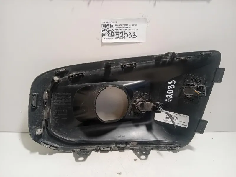 Coperchio LUCE Fendinebbia ANT DX AA36701625 Peugeot 3008 I 2013