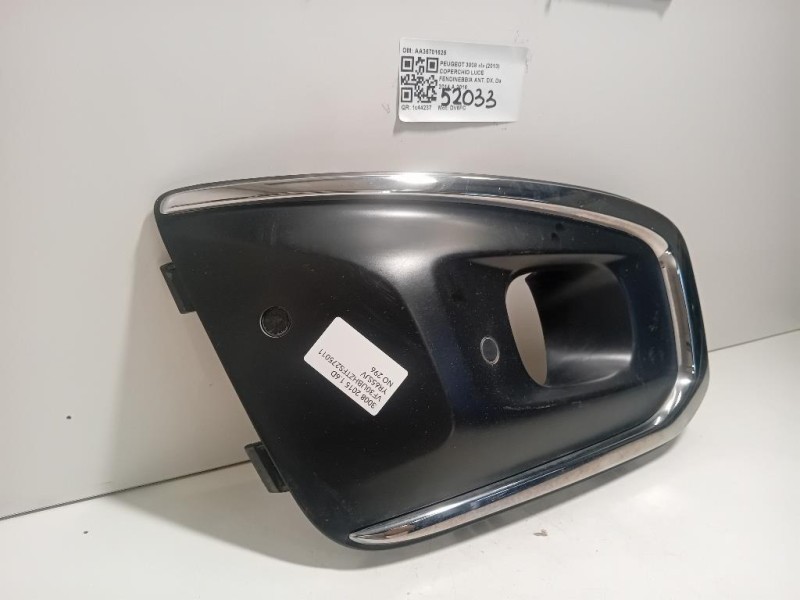 Coperchio LUCE Fendinebbia ANT DX AA36701625 Peugeot 3008 I 2013