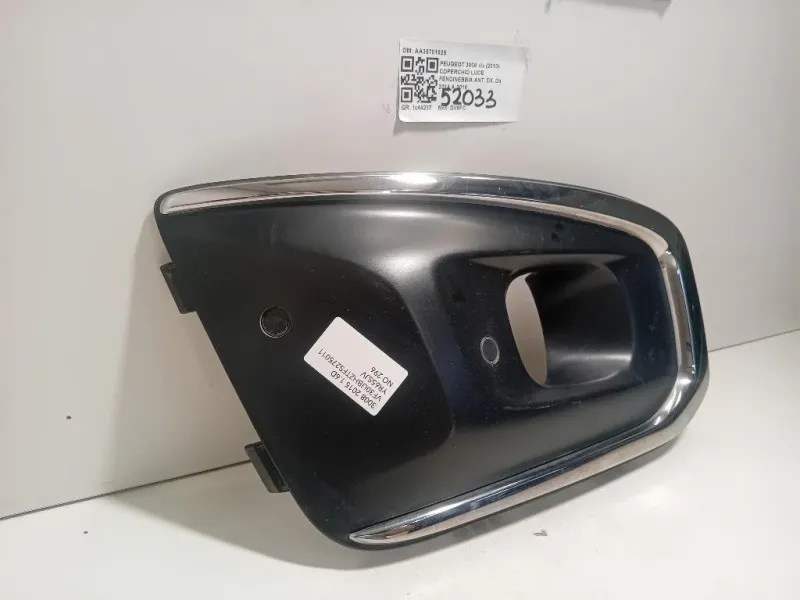 Coperchio LUCE Fendinebbia ANT DX AA36701625 Peugeot 3008 I 2013