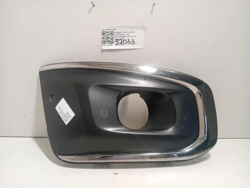 Coperchio LUCE Fendinebbia ANT DX AA36701625 Peugeot 3008 I 2013