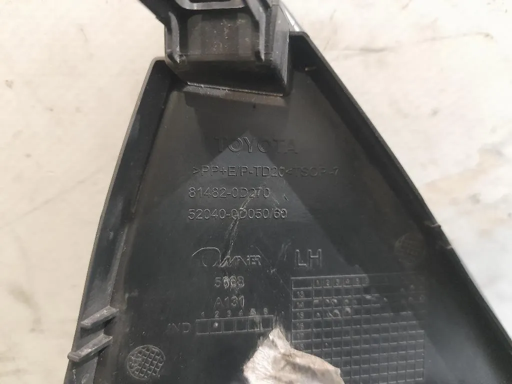 Coperchio LUCE Fendinebbia ANT SX 81483-0D270 Toyota Yaris IV 2012