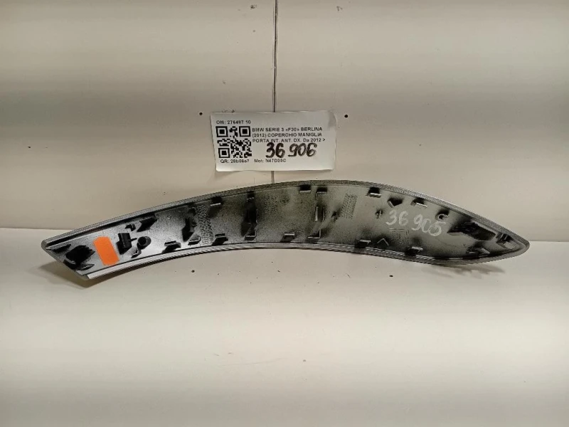 Coperchio Maniglia Porta INT ANT DX 276487 10 Bmw Serie 3 F30 Berlina 2012
