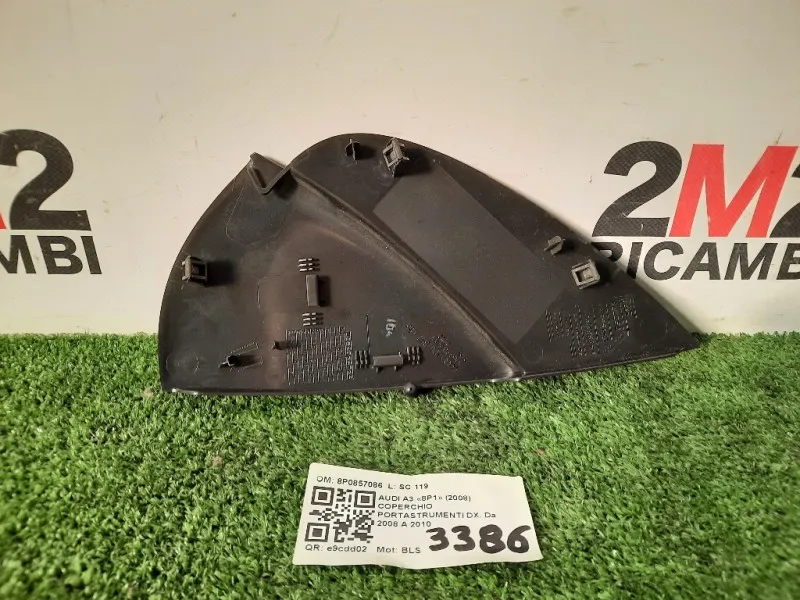 Coperchio Portastrumenti DX 8P0857086 Audi A3 8P1 2008