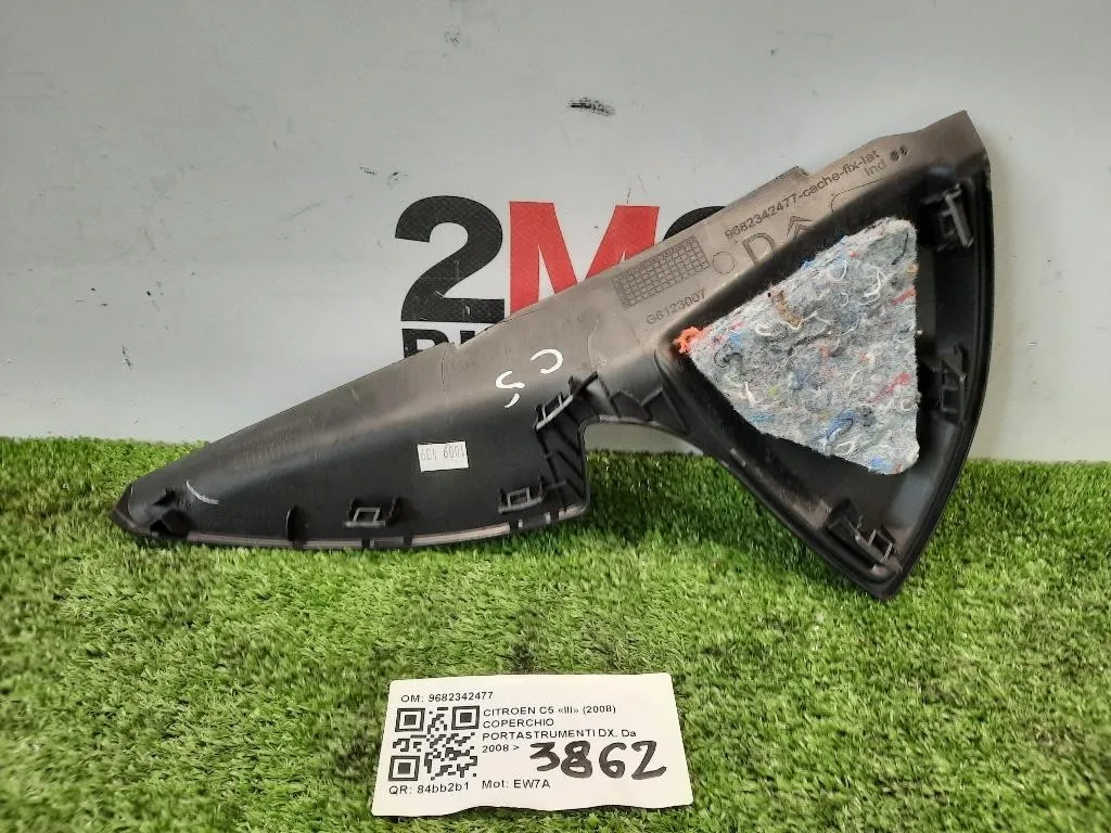 Coperchio Portastrumenti DX 9682342477 CRUSCOTTO COPERCHIO Citroen C5 III 2008