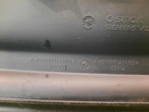 Coperchio Portastrumenti DX A4516800411 PORTASTRUMENTI DX Smart Fortwo Cabrio 451 2007