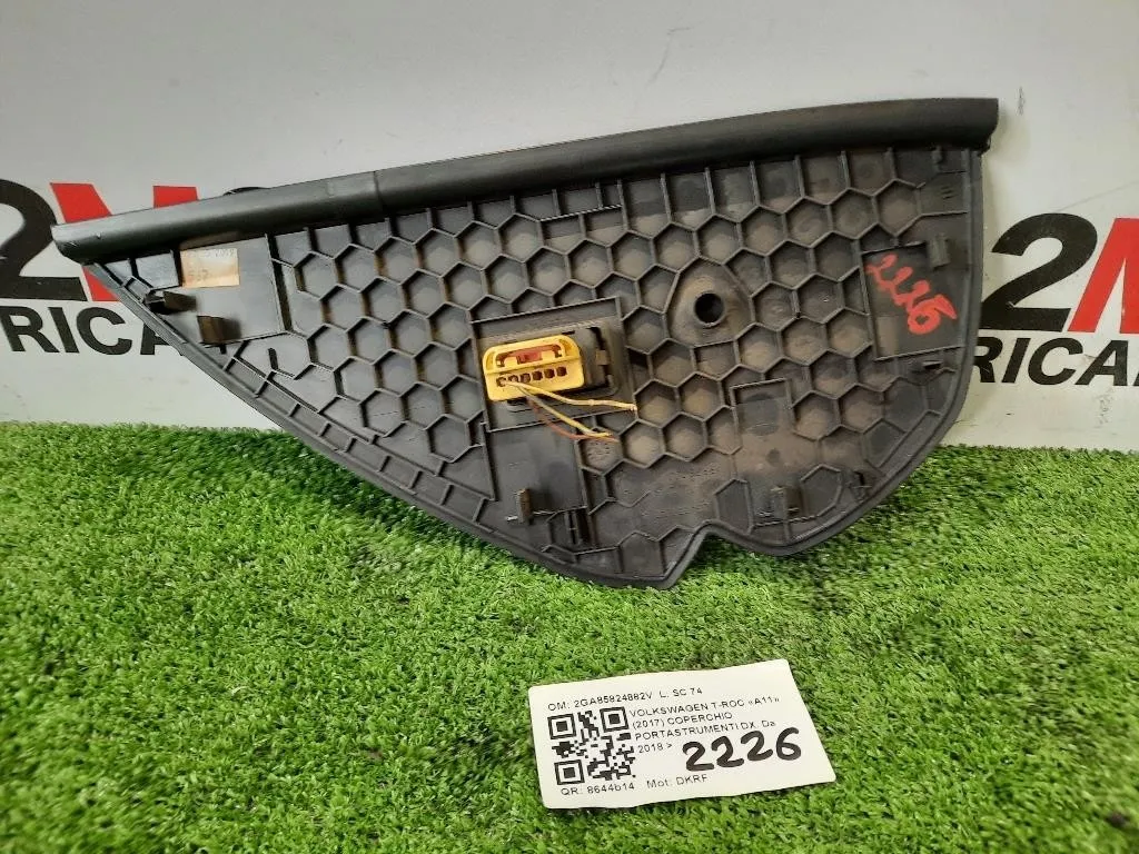 Coperchio Portastrumenti DX 2GA85824882V Volkswagen T-roc 2017