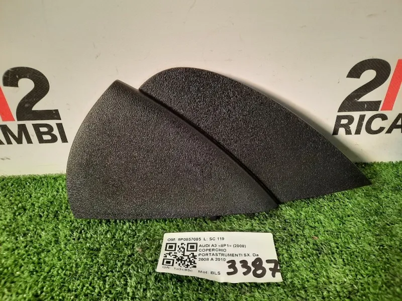 Coperchio Portastrumenti SX 8P0857085 CRUSCOTTO Audi A3 8P1 2008