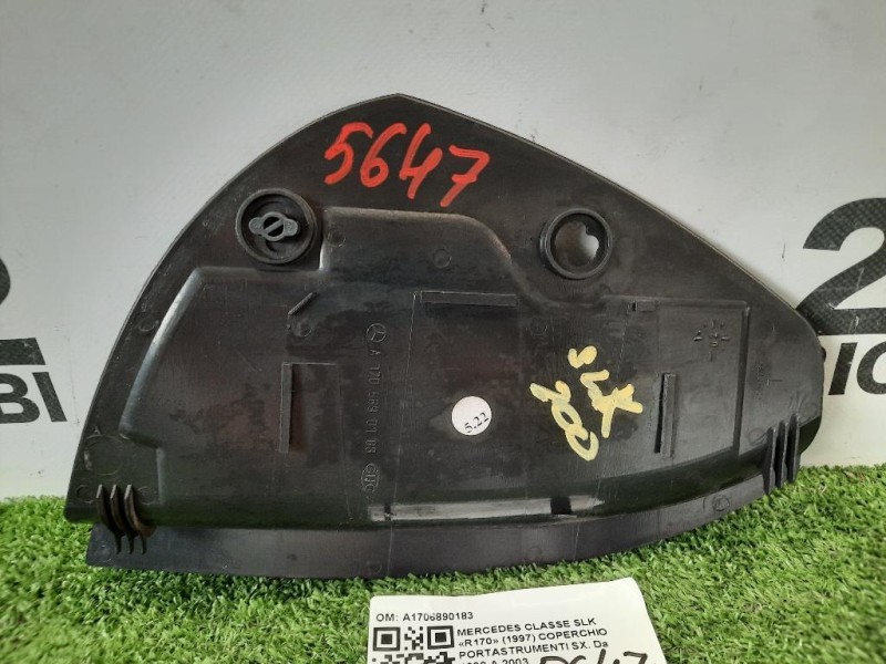 Coperchio Portastrumenti SX A1706890183 Mercedes Classe SLK R170 1997