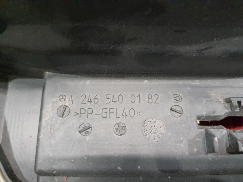 Copertura Batteria A2465400182 Mercedes Classe B W246 2012