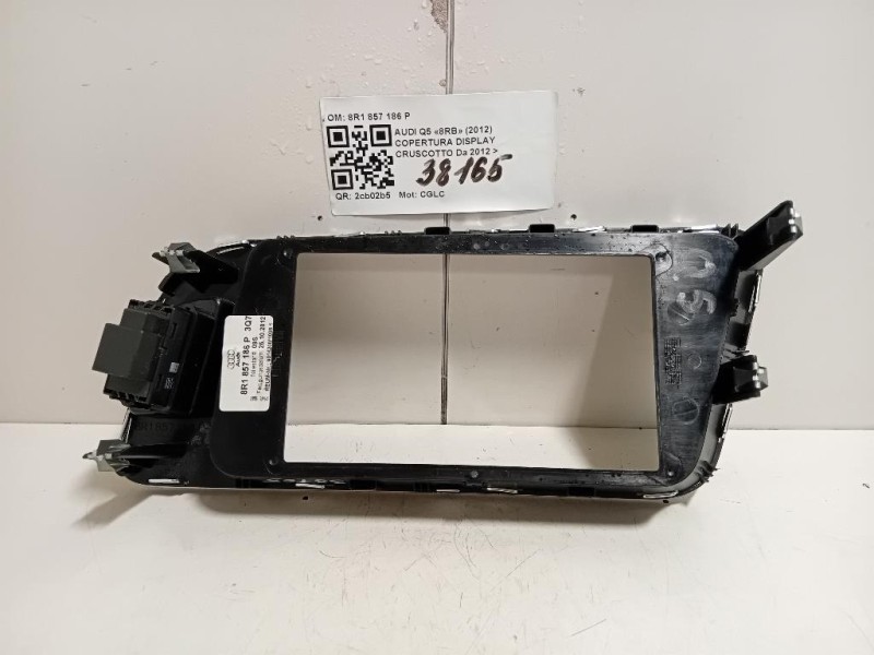 Copertura Display Cruscotto 8R1857186P3Q7 Audi Q5 8RB 2012