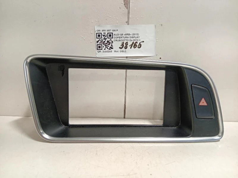 Copertura Display Cruscotto 8R1857186P3Q7 Audi Q5 8RB 2012