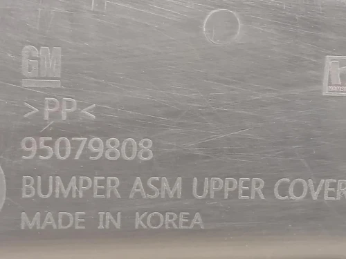 Copertura Interna Griglia Radiatore SUP ANT 95079808 Opel Mokka 2013