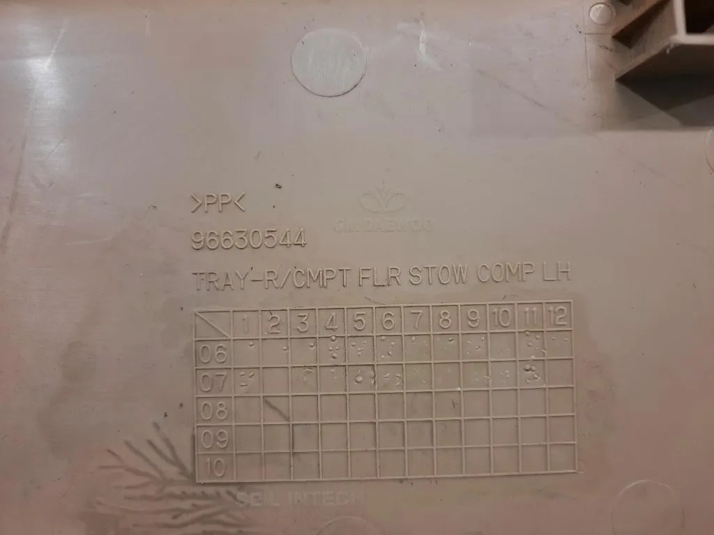 Portaoggetti Bagagliaio Sinistro 96630544 SX BAGAGLIAIO Chevrolet Captiva I 2007