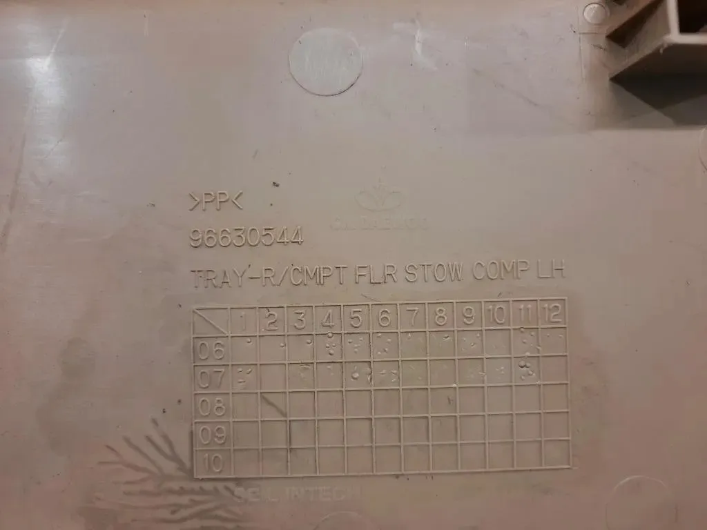 Portaoggetti Bagagliaio Sinistro 96630544 SX BAGAGLIAIO Chevrolet Captiva I 2007