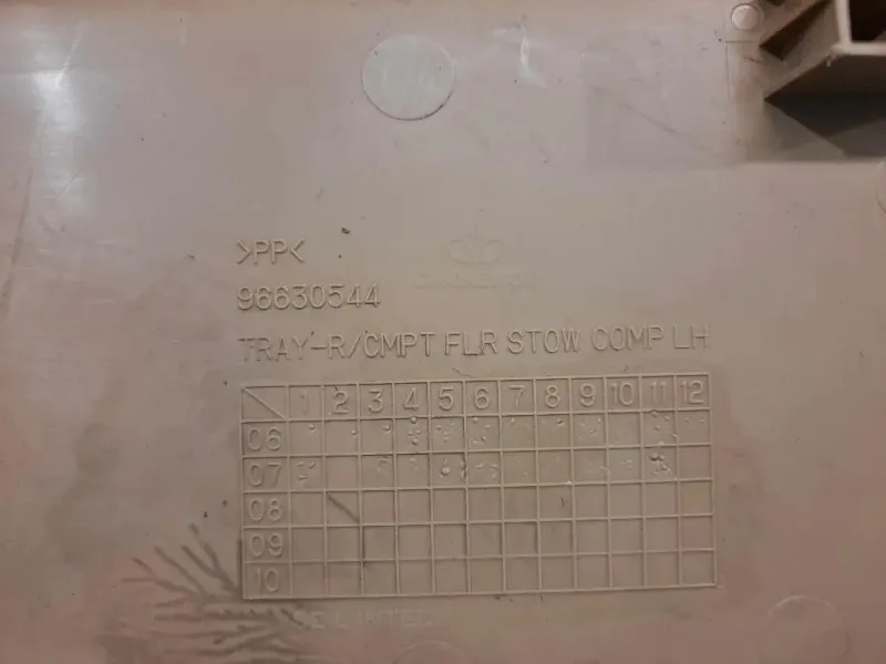 Portaoggetti Bagagliaio Sinistro 96630544 SX BAGAGLIAIO Chevrolet Captiva I 2007