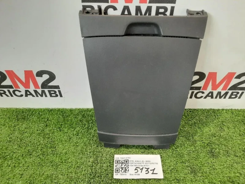 Portaoggetti Sottotetto Centrale 73821-51K0 Opel Agila B 2008