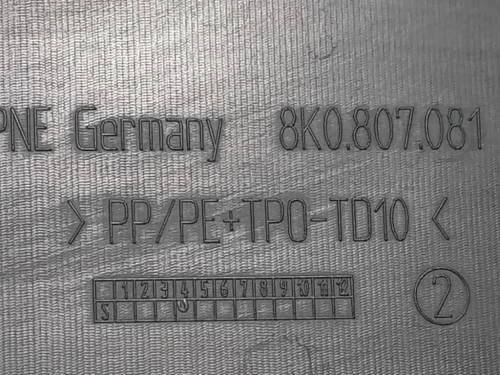 Copertura Interna Griglia Radiatore ANT 8K0 807 081 D Audi A4 8K5 Avant 2012