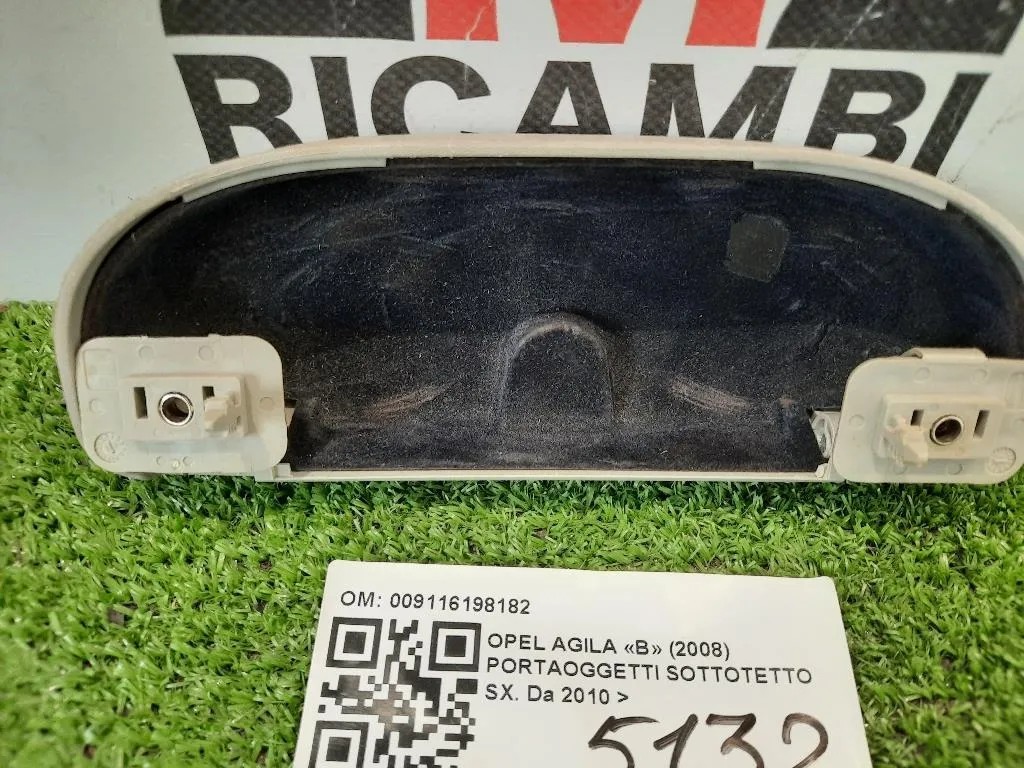 Portaoggetti Sottotetto SX 009116198182 Opel Agila B 2008