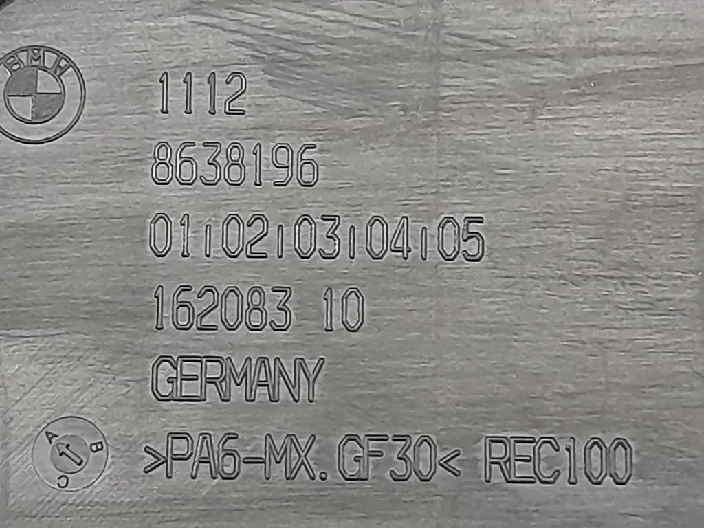 Copertura Interna Griglia Radiatore ANT 8638196 Bmw Serie 1 F20 Berlina 2012