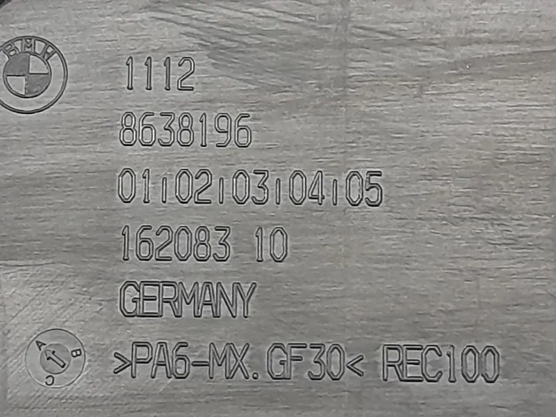 Copertura Interna Griglia Radiatore ANT 8638196 Bmw Serie 1 F20 Berlina 2012