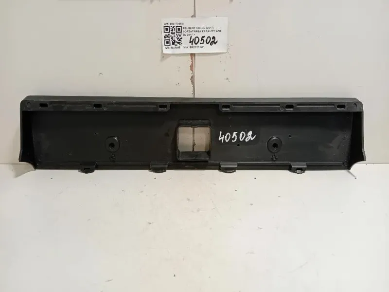 Portatarga Paraurti ANT 9837708880 Peugeot 308 II 2017