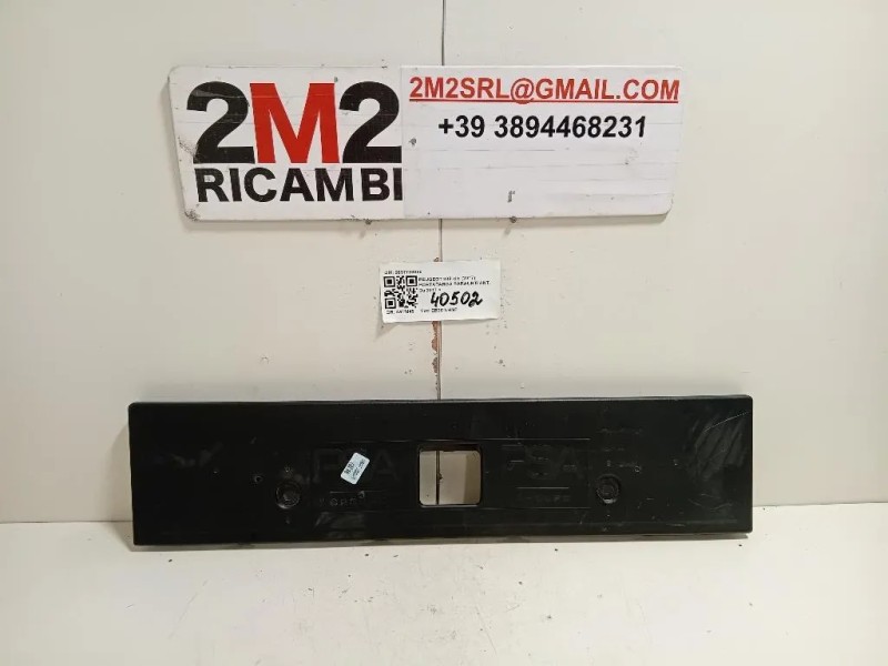 Portatarga Paraurti ANT 9837708880 Peugeot 308 II 2017