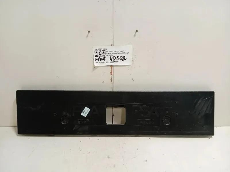 Portatarga Paraurti ANT 9837708880 Peugeot 308 II 2017