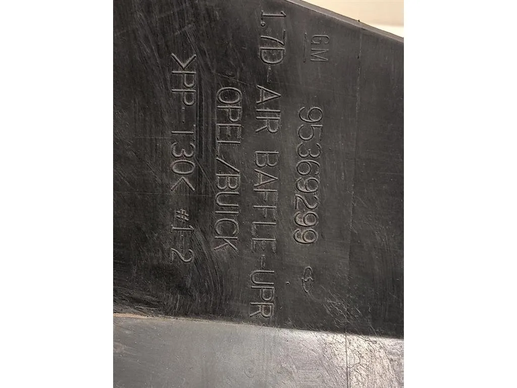 Copertura Interna Griglia Radiatore ANT 95369299 Opel Mokka 2013